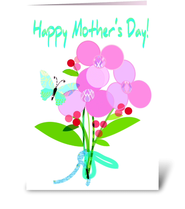 Mother's Day Bouquet greeting card