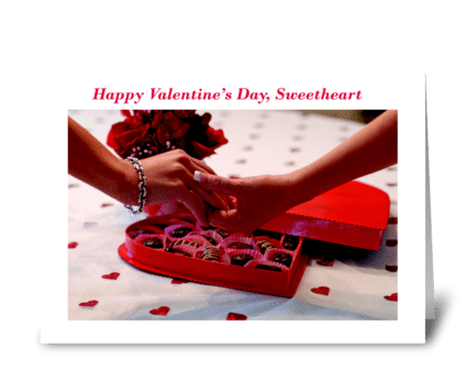 Happy Valentine's Day, Sweetheart greeting card