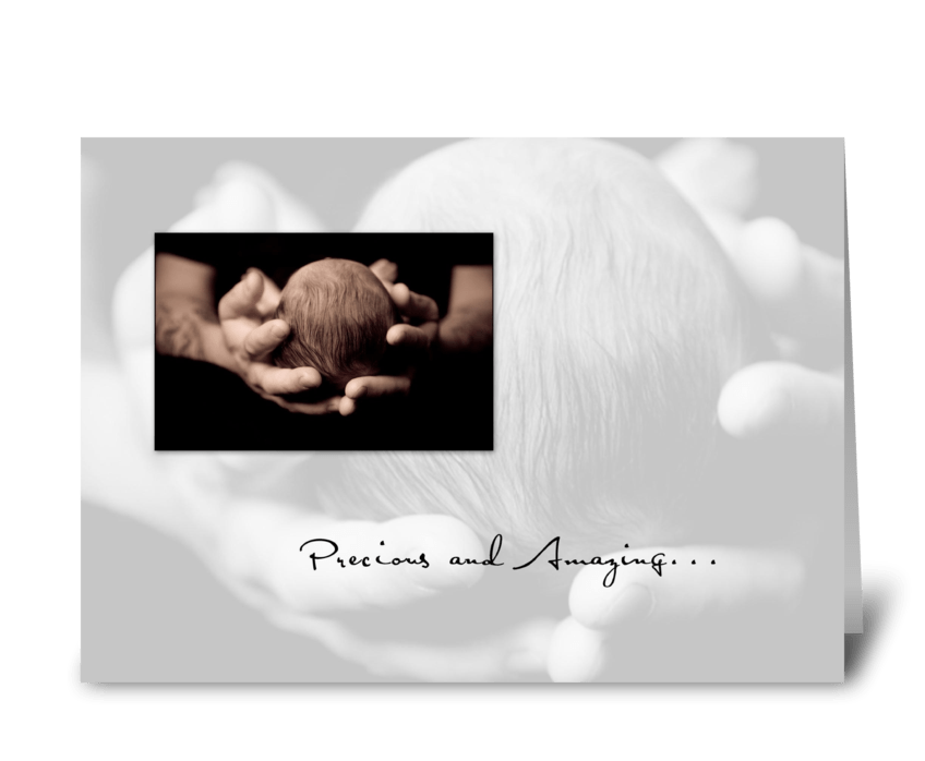 3614 Precious and Amazing Baby greeting card