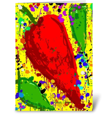 Chiles greeting card
