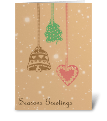 Seasons Greetings greeting card