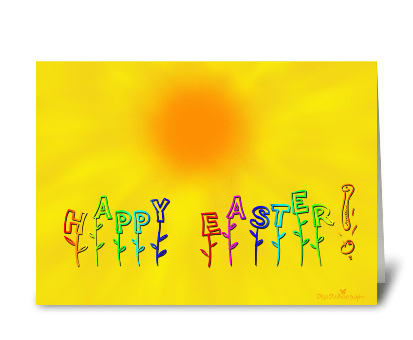 Happy Easter! greeting card