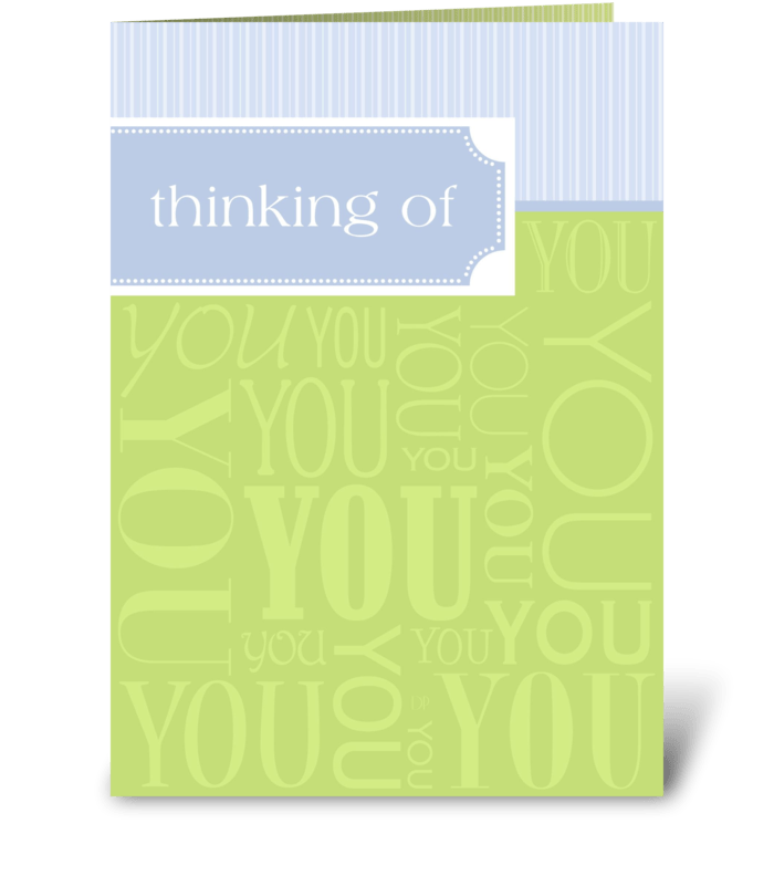 Thinking of You greeting card