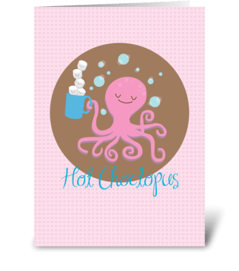 Choccie greeting card