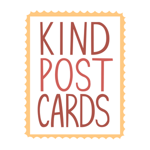 Greeting cards designed by Kind Postcards